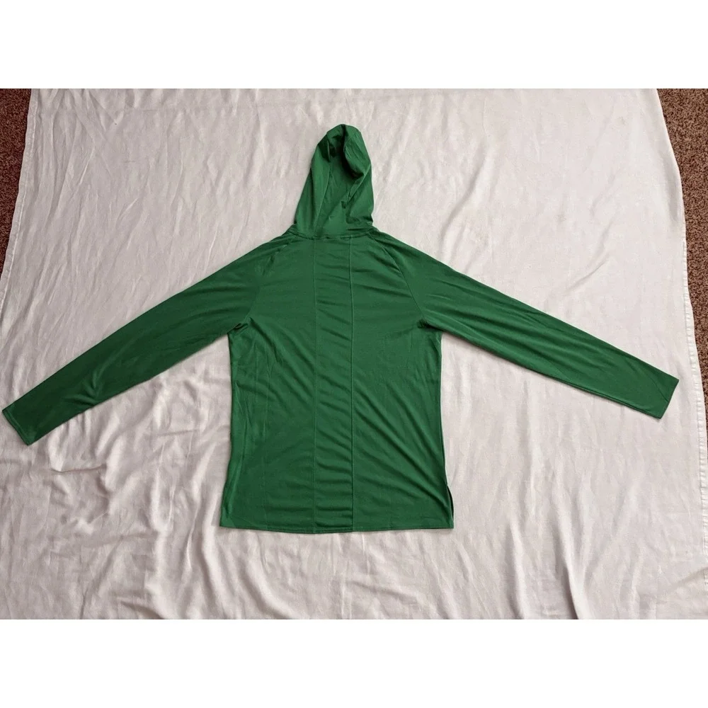 NEW Jordan 23 Alpha Dry Long Sleeve Hooded Top Green AO9221-377 Men's Medium